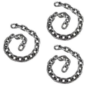 3pcs Plastic Halloween Decoration Chain Halloween Fake Chain Party Plastic Chain - Picture 1 of 12