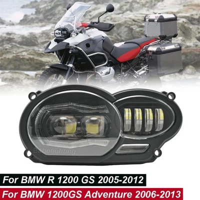 Faro LED DRL haz alto/bajo para BMW R 1200 GS 2005-2012 R1200GS ADV 2006-2013 Foto 1 de 4