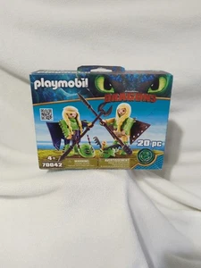PLAYMOBIL~DreamWorks Dragons~Ruffnut And Tuffnut With Flight Suits Set~Unopened - Picture 1 of 8