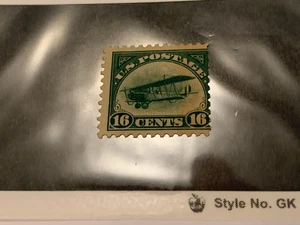 US #C2 1918 16c green Biplane, First series Airmail MNH; $130 SCV - Picture 1 of 4