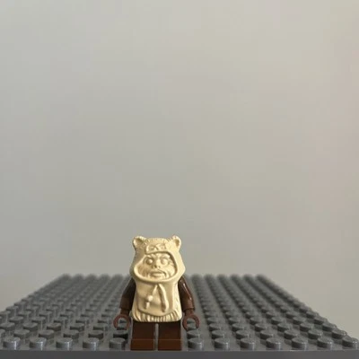 LEGO Minifigura Ewok Tan Hood Paploo sw0067 Star Wars #7139 - 1B Foto 1 de 2