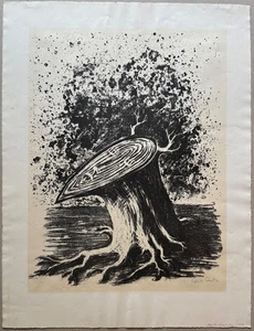Edgar Ende, Der Waldteufel, Lithographie, 1961, handsigniert - Bild 1 von 1
