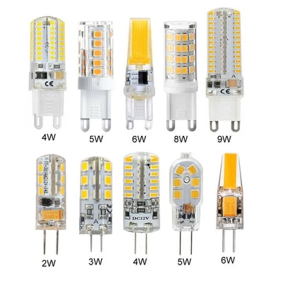 G4 G9 LED COB lampe 2W 3W 4W 5W 6W 8W 9W Stiftsockel Leuchtmittel 12V DC 230V AC - Bild 1 von 4