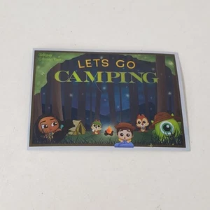 Tarjeta postal de camping Let's Go serie común 2 tarjetas Mike Chip Dale de Disney Doorables - Imagen 1 de 4