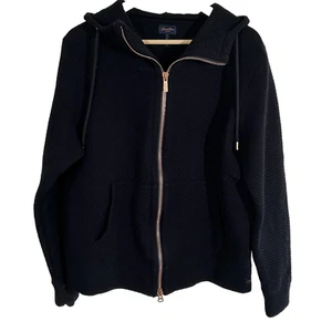 Good Man Brand Full Zip Jacket Hoodie Size Large Ribbed Gold Zipper * - Bild 1 von 8