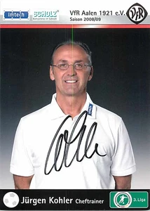 Jürgen Kohler Original Autogrammkarte VfR Aalen - ca.11cm x 15cm - Picture 1 of 2