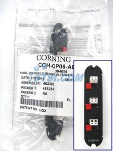 Panel adaptador de fibra óptica Corning CCH-CP06-A8, 3 LC dúplex OM1 mm 62,5 ~STSI - Imagen 1 de 3