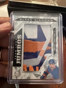 Bryan Trottier Black Diamond Rookie Team Logo Jumbos - Picture 1 of 2