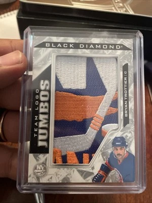 Bryan Trottier  Black Diamond Rookie Team Logo Jumbos - Image 1 of 2