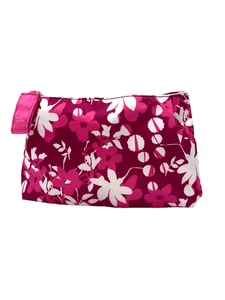 Estee Lauder Cosmetic Travel Makeup Bag Floral Pink and White 10 x 6 x 2 - Picture 1 of 5