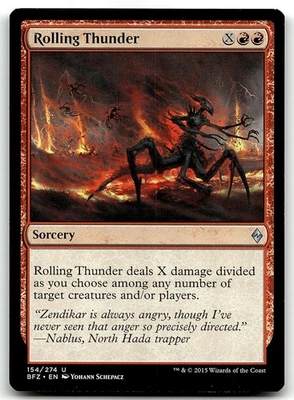 MTG Rolling Thunder U Battle for Zendikar 154 LP - Image 1 of 2