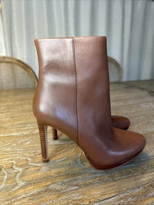 Nine West 6 Botas de Cuero Marrón, Tacones “Annette” Nuevas (Otros) - Imagen 1 de 14