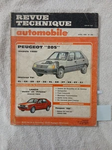 RTA - PEUGEOT 205 ab 1988 -GL-GR-SR-GT-XE-XL-XR-XT-XS-CT-CJ - Nr. 490 4/1988 - Bild 1 von 5