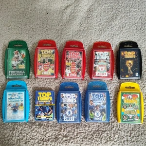 Top Trumps Karten x10 Sets Restposten Fußball Konvolut Chelsea Liverpool Arsenal FC - Bild 1 von 5