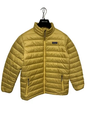 Chaqueta Patagonia Juvenil XL 14 Amarillo Plumón Suéter Puffer Aislado Cálido Cremallera Completa Foto 1 de 4