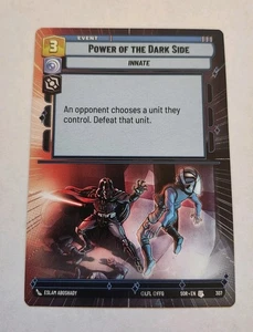 Star Wars Unlimited: Spark of Rebellion Power of The Dark Side Hyperspace #307 - Picture 1 of 2