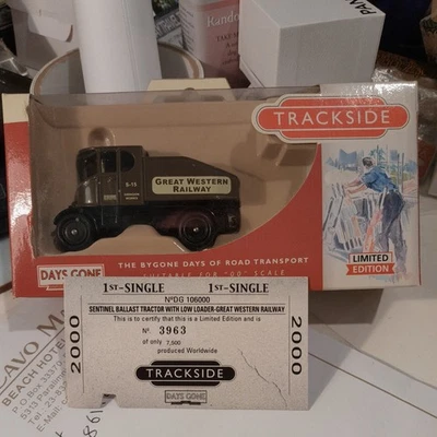 Lledo Trackside DG106000 Sentinel Ballast Tractor GWR Ltd Ed Cert boxed  - Image 1 of 4