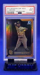2022 Bowman Chrome National Convention CJ Abrams Rookie Orange MINT 9 #’d /25 - Picture 1 of 3