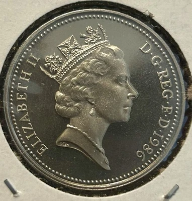 1986 UK Great Britain Elizabeth II Proof 5 Pence - Image 1 of 2