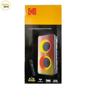 KODAK PRPS-1776 Altoparlante portatile ricaricabile per feste 4" doppio woofer - Foto 1 di 3