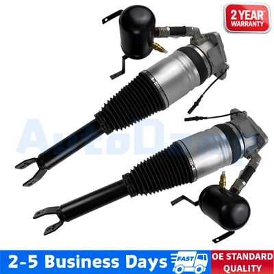 2x Rear Air Suspension Shock Struts Fit Audi A8 A8L S8 D3 4E Quattro 4E0616001F - Image 1 of 4