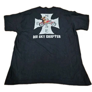 Vintage Double Sided Big Sky Brewing Moose Drool Montana T-Shirt Herren Größe 2XL - Bild 1 von 5