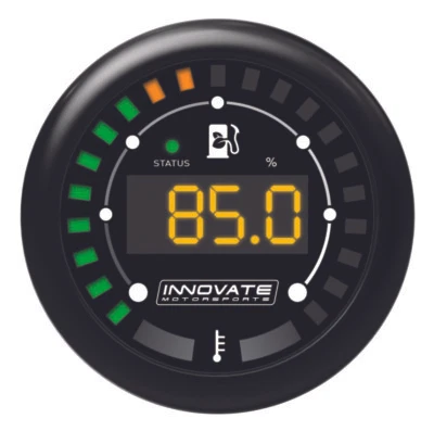 Innovate MTX-D Ethanol Content & Fuel Temp Complete Gauge Kit - Black Dial - Image 1 of 4