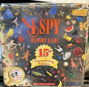 I SPY Memory Game 15th Anniversary Edition SHOLASTIC BRIARPATCH NEW SEALED! - Picture 1 of 6