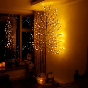 B-WAREN Kirschblüten LED Baum Lichterbaum Leuchtbaum außen Warmweiß - Bild 1 von 7