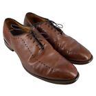 Men's ALLEN EDMONDS Size 13D Leather Hastings 1255 Chili Brown Oxford Shoes