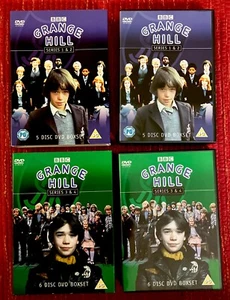 GRANGE HILL SERIES 1 - 4 ONE TO FOUR DVDS UK REGION 2 1234 + Slipcovers RARE - Picture 1 of 2