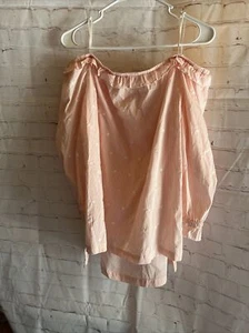Elle Peach Blouse Sz Xl - Picture 1 of 11