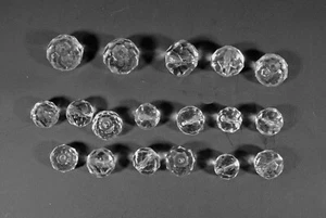 18 VTG Chandelier Cut Glass Crystal Sun Catcher Balls Center Hole 18mm to 25mm - Picture 1 of 4