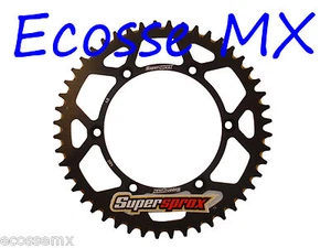 Kawasaki KX250F KX450F 2004-2022 Nero Supersprox Posteriore Pignone Lega 49 T- - Imagen 1 de 1