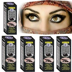 5 pezzi eyeliner nero kajal khl surma india kohla arabo tradizionale كحلة هاشمي - Foto 1 di 9