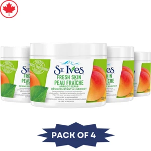 4x St. Ives Fresh Skin Exfoliating Apricot Scrub 10oz / 300ml - Picture 1 of 9