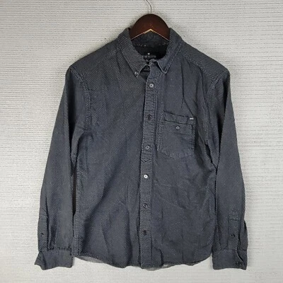 DC Shoes Chris Cole button up shirt cotton size small long-sleeve faded black - Image 1 of 4