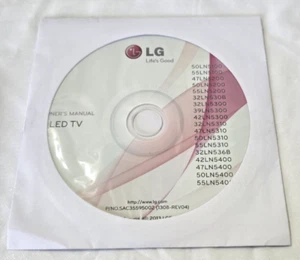 Originale LG LED TV Manuale d'uso CD 2013 Disco -vedi foto per modelli compatibili - Foto 1 di 6