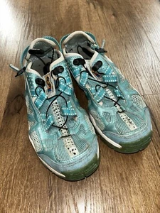 Salomon Contagrip Non Marking Light Blue Hiking Trail W’S Size 6 - Picture 1 of 5