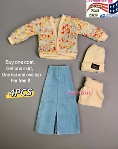 Coat Jacket For Fashion Royalty Integrity Poppy Parker NuFace Doll Clothes 1/6 - Picture 1 of 9