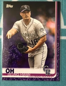 2019 Topps Series 2 Seung-Hwan Oh Purple Parallel Rare Meijer Rockies - Picture 1 of 2