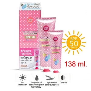 Cathy Doll SPF 50 PA+++ UV Sunscreen Cream + L-Gluthathione brighten skin tone - Picture 1 of 10