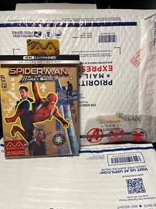 NEW SPIDERMAN HOMECOMING 4K UHD+BLU-RAY FULL SLIP STEELBOOK! MANTALAB! SEALED - Picture 1 of 9