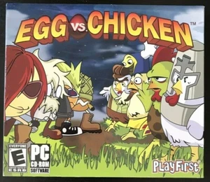 Egg vs. Chicken (Jewel Case 2005, PC CD-ROM, Win98/2000/XP/Vista) New, Sealed - Picture 1 of 3