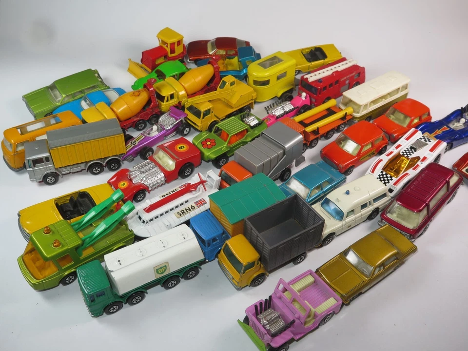 VINTAGE Matchbox Superfast Diecast Model Cars and Trucks 1970s HUGE Selection - Image 1 of 4