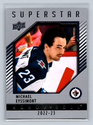 2022-23 Upper Deck S2 #HR-90 Michael Eyssimont -Honor Roll-Jets - Image 1 of 2