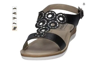 inblu Sandali con Motivo A Cerchi E Strass, Donna art BV00028 - Imagen 1 de 4