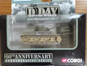 1:87 for Corgi M4 Sherman Short Tube Tank D-Day 60th Anniversary Omaha Beach - Picture 1 of 5