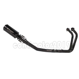 Full Exhaust System Round Muffler For Z400 Ninja 400 EX400 2018-2022  - Bild 1 von 7