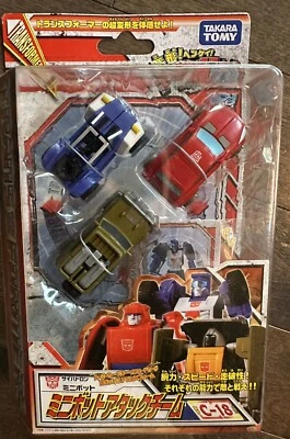 Transformers C-18 Minibot Attack Team BRAWN+CLIFFJUMPER++ Takara Henkei Classic - Image 1 of 2